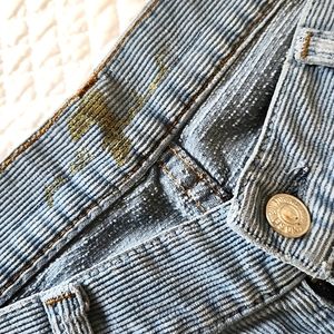 7 For All Man Kind Ws Blue Corduroy Pants Size 29